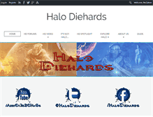 Tablet Screenshot of halodiehards.net